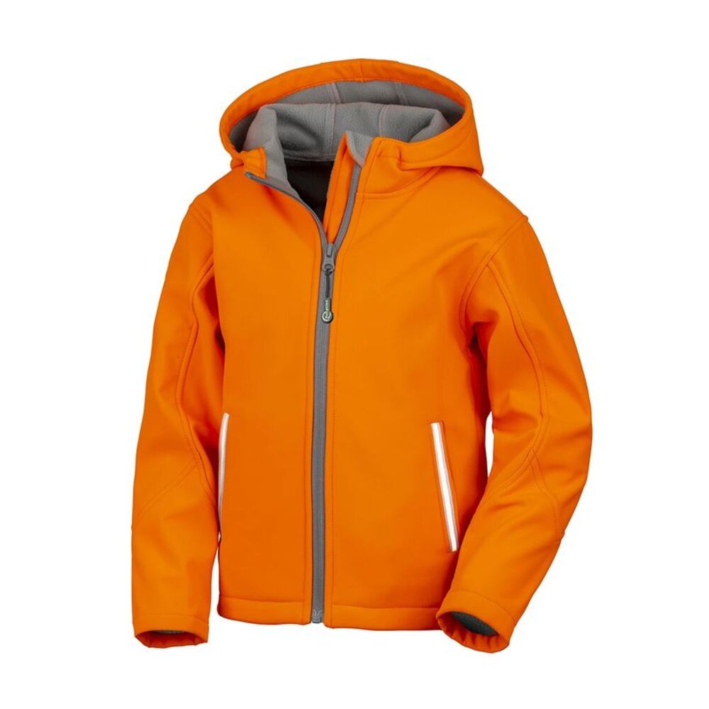 Result Core Childrens/Kids TX Performance  Soft Shell Jacket / Neon Orange
